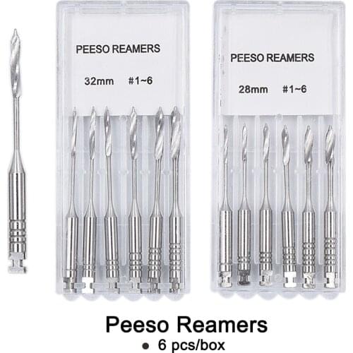 Dental Drills Endodontic Files Peeso Reamers Endo Files Reamers Drill 28/32 mm Dentist Materials