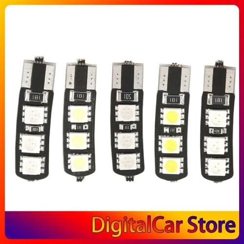 Universal Car Light Bulb T10 0.4W 6 SMD Car Show Wide Light Map Reading Lamp LED Bulb Super Bright