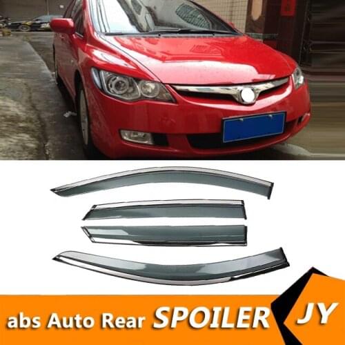 For Honda Civic 2009 Window Visor Vent Shades Sun Rain Deflector Guard For s Auto Accessories 4PCS/SET