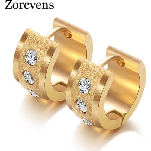 Modyle Gold Stainless Steel Punk Hoop Earrings Fashion Jewelry Statement Earrings For Women 2020 Brincos Wholesale Gift