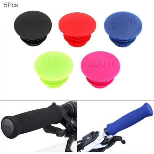 1 Pair MTB Road Bike Handlebar Caps Bicycle Handlebar Plugs Plastic PE Firm Handle Bar End Stoppers MTB Bike Accessory