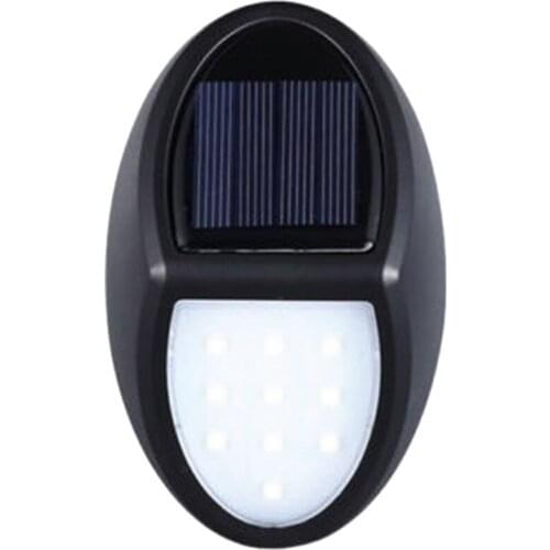 10 LED PIR Battery Solar Power Wall Light Garden Lighting Safety Light Outdoor Waterproof Light