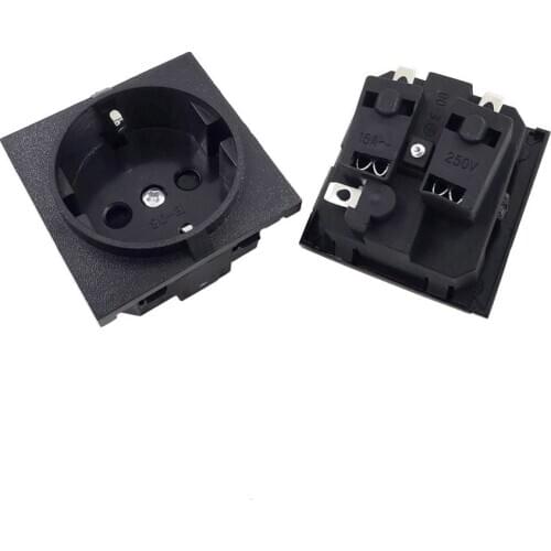16A 250V Germany European AC Power PDU Socket Indonesia Korea Wiring Receptacle Power Outlet Industrial Connector E-08