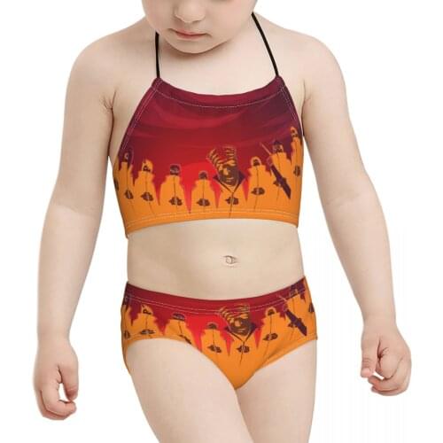 2021 Comic Anime Game Kid Girls Swimwear Children Print Akatsuki (13) Bikini Wholesale Baby Girl Swimming Suit