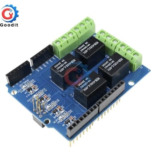 5V 4 Channel Relay Shield Module Relay Switch Control Board Relay Expansion Board for arduino UNO R3 mega 2560