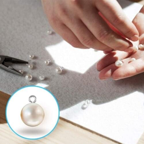 6 Colors Small Screw Eye Pins Eyelets Screw Threaded Hooks Clasps Jewelry Making C1FC