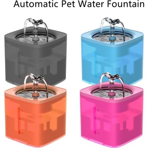 2L Automatic Pet Cat Water Fountain Filter Dispenser Feeder Smart Drinker For Dogs Water Bowl Kitten Puppy Dog Drinking Supplies