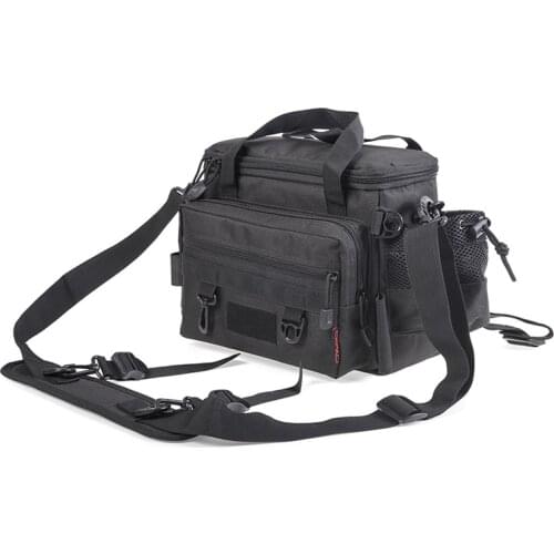 CAPACI Outdoor Fishing Bag Multifunctional Waterproof Waist Shoulder Messenger Fishing Tackle Reel Lure Storage Bag