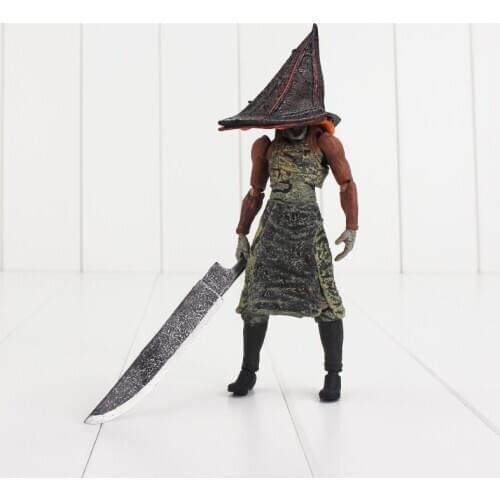 18cm Silent Hill 2 Action Figure Red Pyramid Thing SP-055 SP 055 With Sword Weapon Model Toys