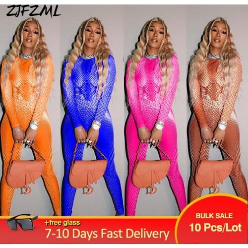 Bulk Items Wholesale Lots Womens Tracksuit Art Print Full Sleeve Tops+slim Sheath Trouser Go Out Wear Autumn Female Clothing