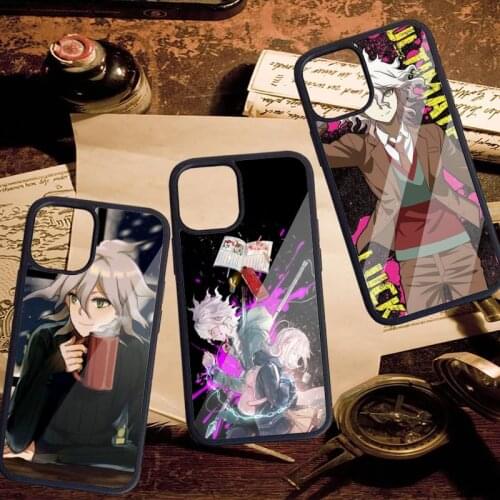 Makoto Nagito Komaeda Phone Case PC for iPhone 11 12 pro XS MAX 8 7 6 6S Plus X 5S SE 2020 XR