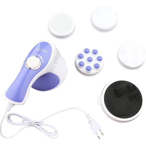 5 Headers Spin Body Massager Relax Spin Tone Slimming Lose Weight Burn Fat Full Body Massage Device