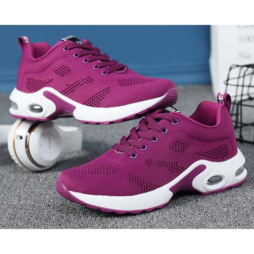Womens Air Cushion Sneakers Comfortable Running Shoes Outdoor Sneakers Breathable Mesh Running Shoes zapatillas mujer