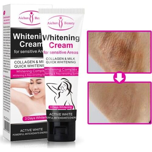 50g 7-Day Armpit Whitening Cream Skin Lightening Bleaching Cream Underarm Dark Skin Whitening Intimate Body Lotion