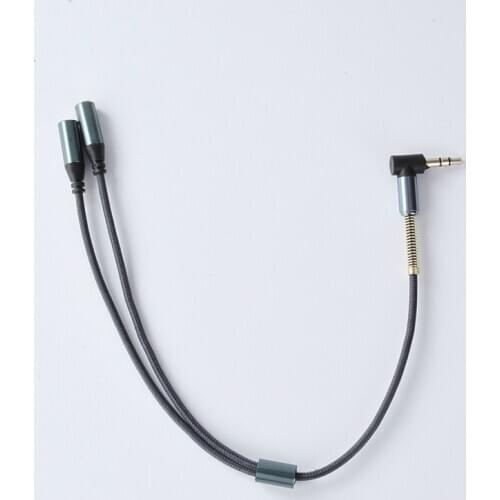 Headphone Splitter 3.5mm 1 To 2 Dual Y Audio Headset Jack Share Cable Adapter Headphone Converter for Computer Earphone