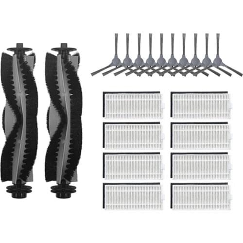 Roll Main Brush Filter Side Brush for Coredy R550 R500+ R600 R650 R750 Robot Vacuum Cleaner Parts