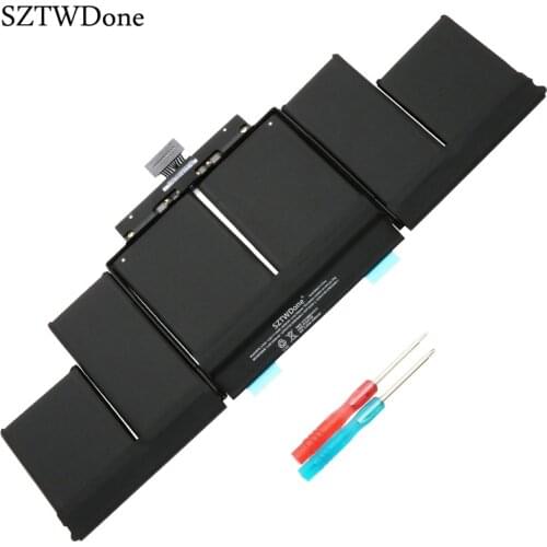 SZTWDone A1494 95WH Laptop Battery for Apple Macbook Pro 15'' inch A1398 (2013 late -2014 year ) MGXC2 MGXA2 ME293 ME294