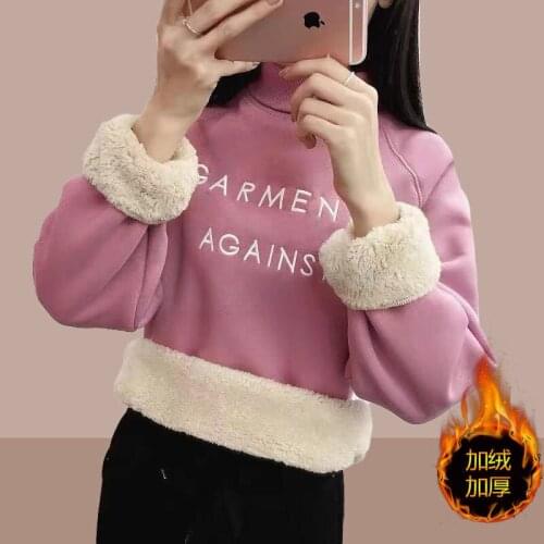 Women Hoodies Sweatshirts [] Winter Turtleneck Sweater Womens Loose Pullover Top