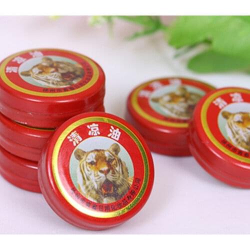 10pcs Chinese Tiger Balm Essential Oil Tiger Balm Anti-mosquito Anti-itch Summer Ointment for Relief Dizziness Remove Bad Smell