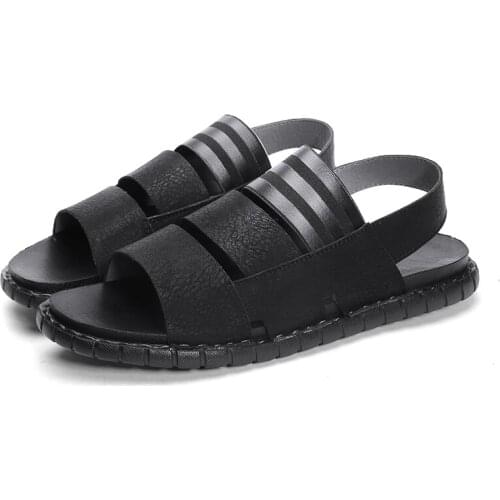 44 plage genuine para casual masculino slippers sandals slip samool praia s masculina gladiator on homens dress plastic 2018 em