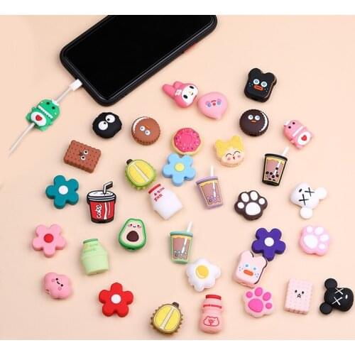 50pcs/lot Phone USB cable protector for iphone cable chompers cord animal bite charger wire holder organizer protection