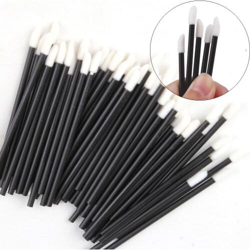 50pcs Disposable Eyelashes Brush Individual Lash Removing Cleaning Mascara Shadow Applicator Cosmetic Makeup Brushes Tools