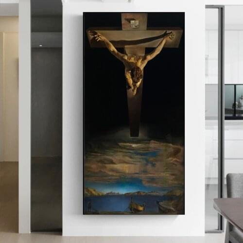 Large size 5D diy Diamond Painting Salvador Dali The Christ corss diamond mosaic full square Round drill embroidery DIY Gift