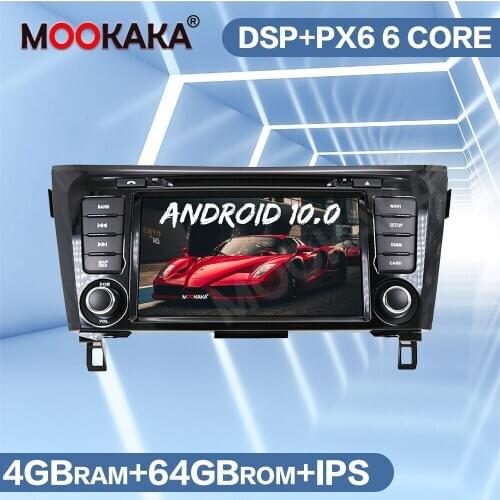 Android 10 64GB Car Radio GPS Navigation For Nissan X-TRAIL Qashqai Dualis Rouge 2013-17 Auto Stereo Multimedia Player Head Unit