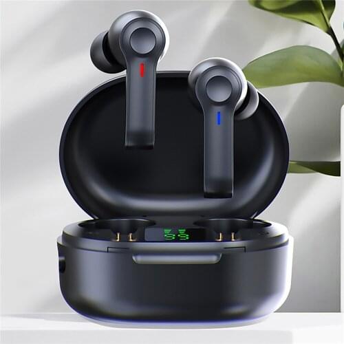 R22 Wireless Earbuds TWS 5.1 Bluetooth Earphone Wireless Headset Led Display IPX8 Waterproof 40 Hours HiFi Premium Sound Noise