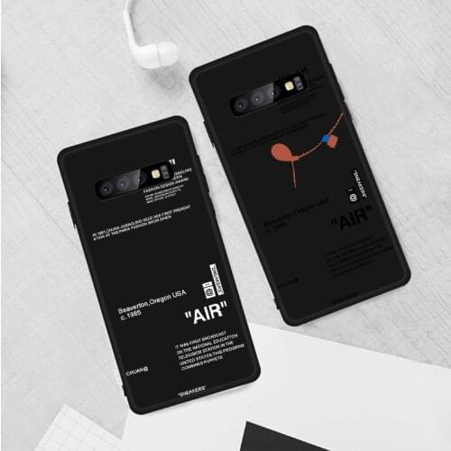 Hot Off Sports brand Black Silicone Phone Case For Samsung S21 S20 A11 S10 S10E S9 S8 Plus Lite Note10 Note20 Ultra TPU Cover