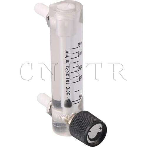 CNBTR 100-1000ml/min Air Oxygen Gas Flow Meter for Measuring Controlling Flow