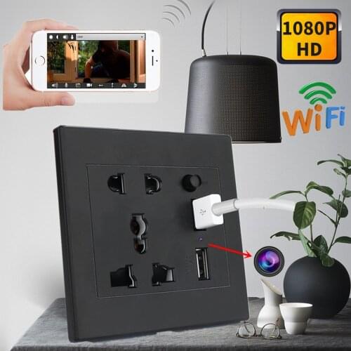 1080P HD Mini Camera IP WIFI CCTV Camera Bedroom Office Home Security Mini USB Small Charger Wall Socket Camera