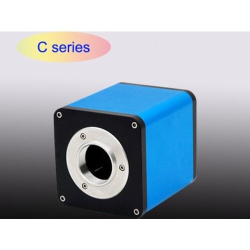 Mini auot focus video output usb hd industrial cam trinocular microscope with digital camera