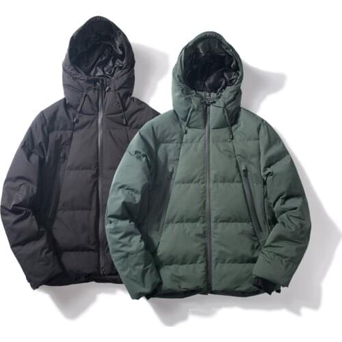 2021 new 90 white duck down assault bread down jacket men