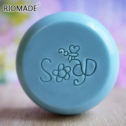 Soap Creative Art Word Handmade Soap Making Stamps Transparent Natural Organic Glass Seal With Handle Acrylic Seal Butterfly