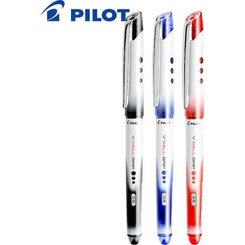 Wholesale 12pcs/lot 0.5mm RollerBall Pen Original Japan Pilot V Ball Grip BLN-VBG5 standard office&school sign pen