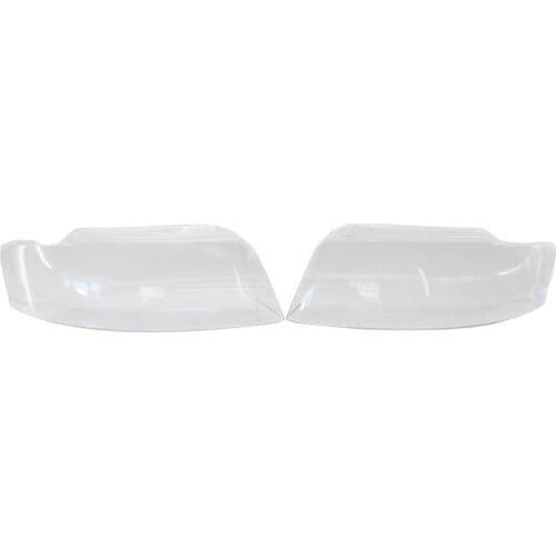 Car Pair Headlight Lens Cover Clear Shell for Audi A4 8E B6 2002-2004, Waterproof Durable