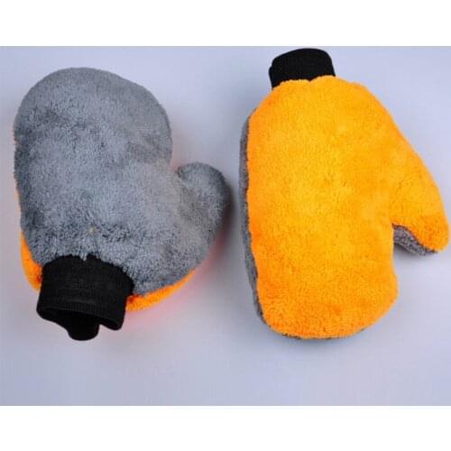 Microfiber Gloves Car Wash Mitt Mitt Mitt Washing Wash dry naturally Car Towel
