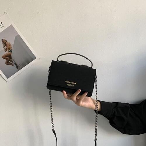 Simple Fashion Crossbody Bags For Women Nubuck PU Leather Small Handbags Square Female Shoulder Bag Cell Phone Bag And Purses