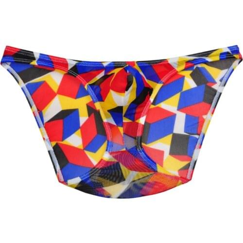 Transparent See Through Penis Bluging Pouch Sexy Mens Underwear Bikini Briefs Male Undershorts Underpants Men Brief Underwear