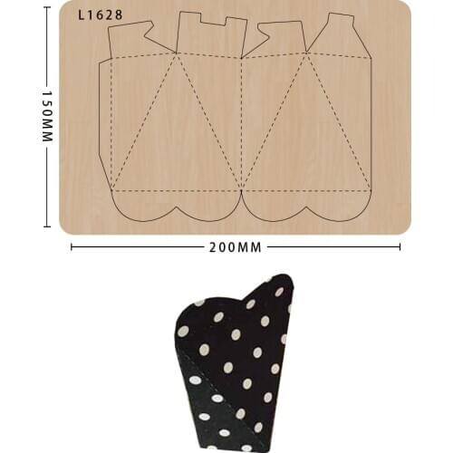 Stamp Wood die cutting DIY Making Decor Supplies Dies Template Square box scrapbooking templat Suitable for big shot machines