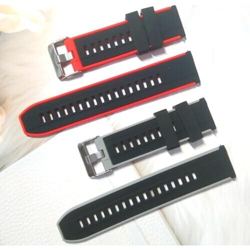 For Samsung Galaxy Watch 3 41mm 45mm 20mm 22mm Silicone Wrist Strap Band For Amazfit GTR 2 GTS 2 GTR 42mm 47mm Belt Watch Bands