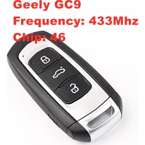 For Geely GC9 frequency 433Mhz chip 46 smart car key
