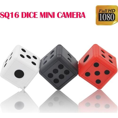 SQ16 HD 1080P Mini Camera Camcorder Dice Micro Camera Infrared Motion Detection DVR Video Voice Recorder Sports Cam pk sq11 sq13