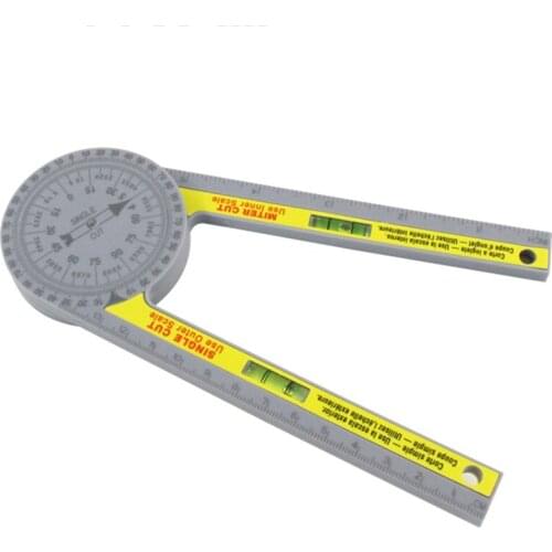 Protractor Finder Angle Finder Miter Gauge Goniometer 360 Degree Woodworking Measuring Ruler DIY Angle Ruler