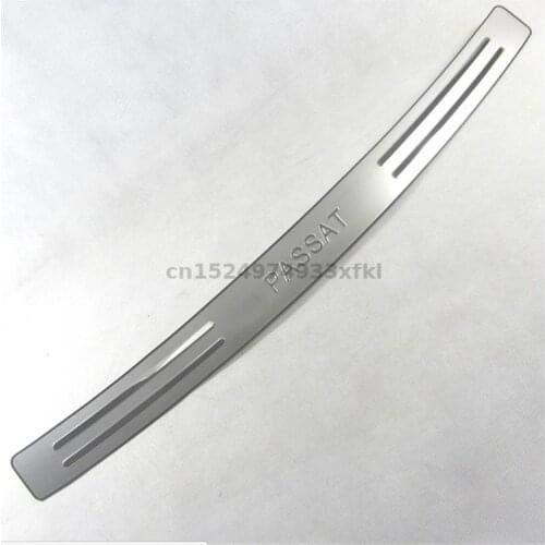 For Volkswagen Passat B7 2011-2014 Stainless Steel Rear Bumper Protector Sill Trunk Guard Cover Trim Car styling
