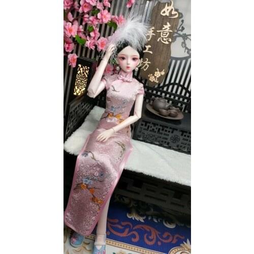 1/3 BJD Doll Joints Movable body doll DIY make up 62 cm Female Dolls with dress