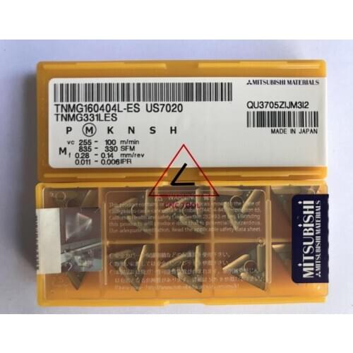 TNMG160404L-ES US7020 10pcs original Mitsubishi turning insert DIAEDGE