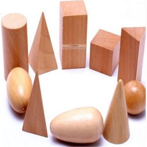 Geometry Mystery Bag Teaching Aids Building Blocks Preschool Children Wooden Toy Early Education Shape Children Learning Toys
