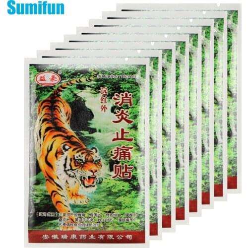 104pcs Tiger Balm Pain Relief Patch Rheumatoid Arthritis Joint Back Tenosynovitis Sticker Herbal Medical Analgesic Plaster